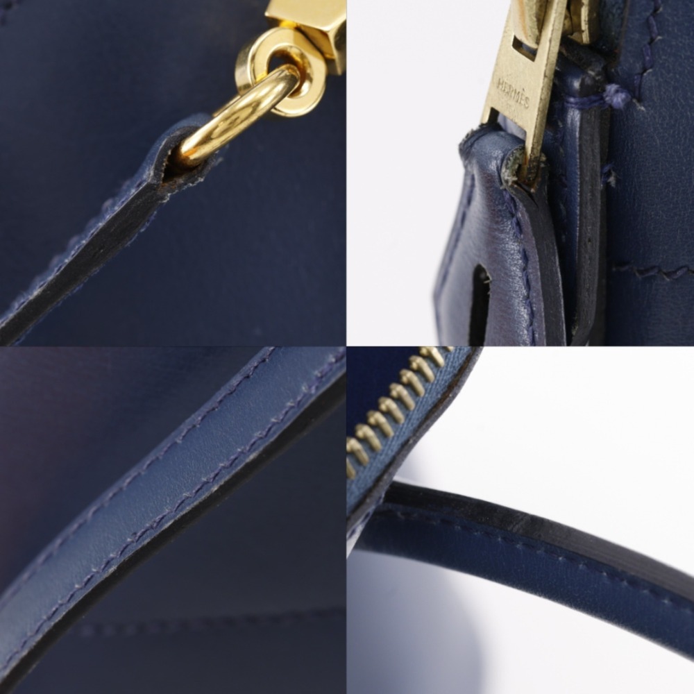 Hermes Bolide 31 Handbag, 2-Way Shoulder Bag x Veau Tadelakt Blue Marine, 199... - Picture 13 of 16